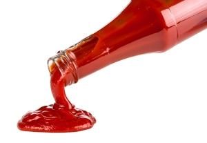Warum kommt Ketchup so schwer aus der Flasche
